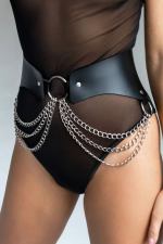 Chain Leather Belt Harness plus size lingerie Sexy  Waist Accessory Gothic Lingerie