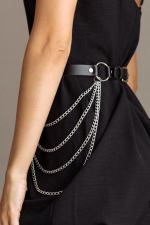 Chain Adjustable Stylish Leather Belt Harness