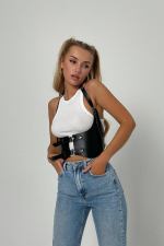Corset Harness Leather Chest Belt Harness Leather Bustier