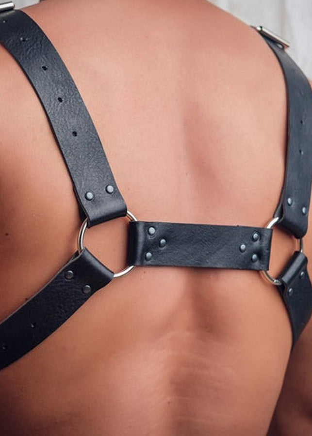 Men's Leather Fantasy Chest Harness