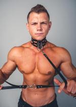Men's Sexy Leather Collar Set