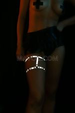 Reflective Leg Harness for Dancer - Night Party