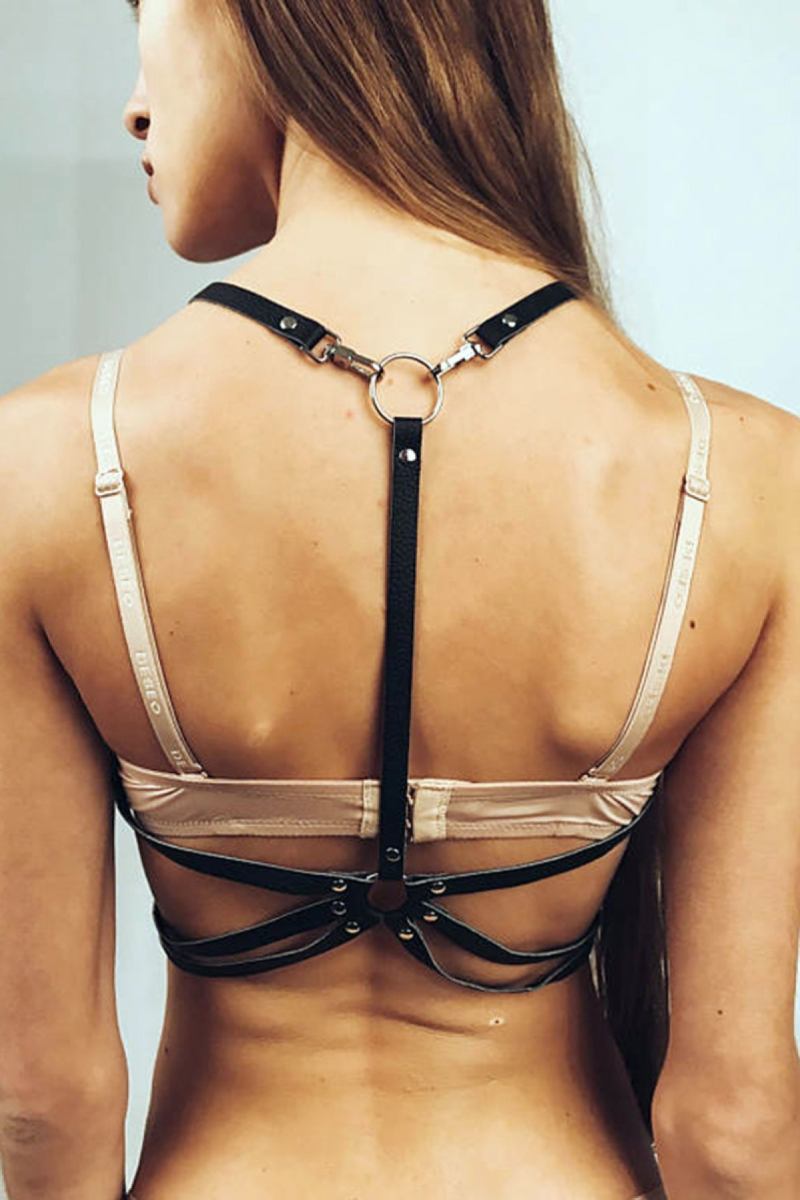 Sexy Leather Body Harness