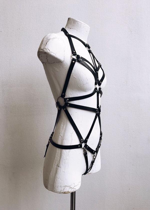 Sexy Leather Body Harness