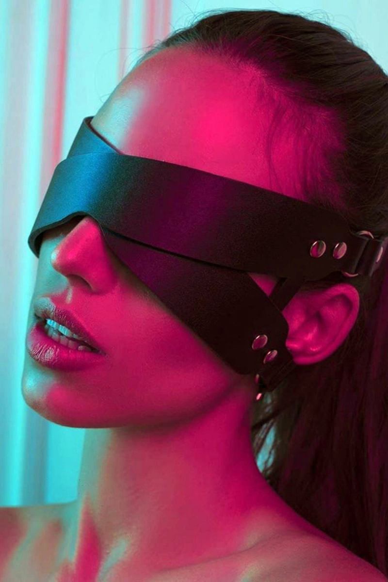 Sexy Leather Eye Mask