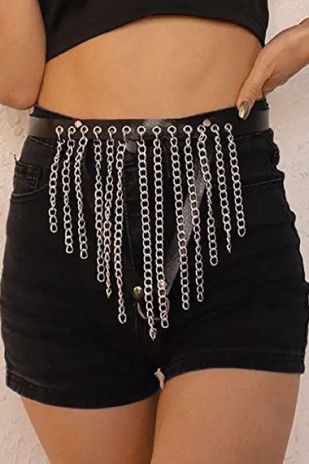 Leather Chain Belt Women Lovely Waist Harness High Quality Accessories  Body