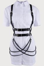 Chest Waist Strap Leather Harness Women Sexy Belt Adjustable Chest Wrap Stylish Lingerie