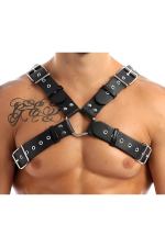 Men's Leather Chest Harness Men's Shirt Accessory Stylish Leather Accessory